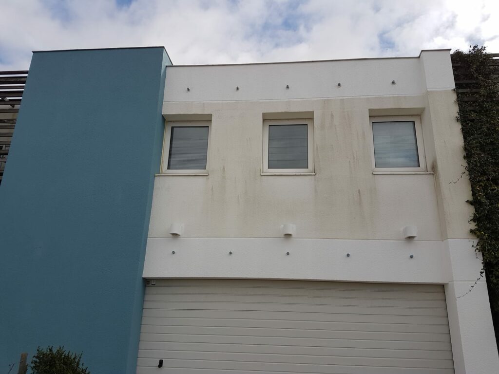 Nettoyage et peinture d'une façade par la société GAS CONCEPT